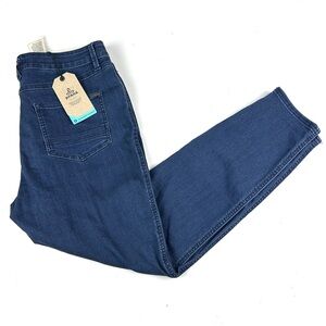Prana Women’s Oday Jeans SZ 14 Short Blue Stretch Denim Skinny Brand New